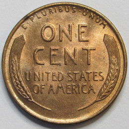 1955 D Lincoln Wheat Cent - antique Denver mintmark uncirculated American wheat penny
