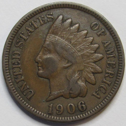 1906 Indian Head Cent - better condition American Indian penny