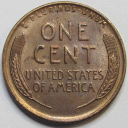 1938 Lincoln Wheat Cent - antique uncirculated Great Depression era penny