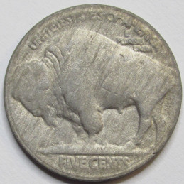 1919 S Buffalo Nickel - antique San Francisco mintmark Indian nickel