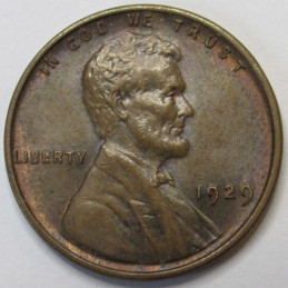 1929 Lincoln Wheat Cent - antique better condition American wheat penny