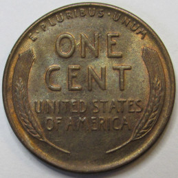 1934 Lincoln Wheat Cent - uncirculated higher grade American wheat penny