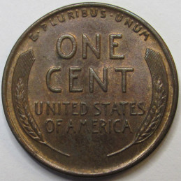 1938 Lincoln Wheat Cent - higher grade toned American wheat penny