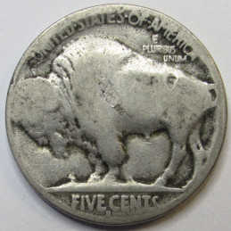 1923 S Buffalo Nickel - antique San Francisco mintmark American Indian coin