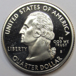 1999 S Pennsylvania Quarter - brilliant proof finish San Francisco mintmark state quarter