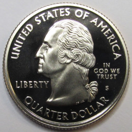 2003 S Alabama Quarter - brilliant proof finish Washington state quarter