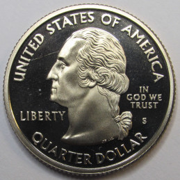 2003 S Arkansas Quarter - brilliant proof finish San Francisco mintmark state quarter