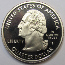 2003 S Missouri Quarter - brilliant proof finish Washington state quarter