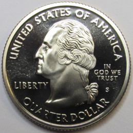 2004 S Michigan Quarter - brilliant proof finish San Francisco mintmark state quarter