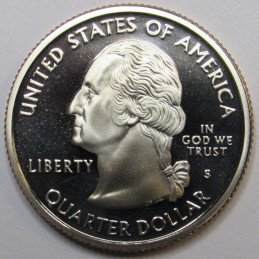 2005 S Oregon Quarter - brilliant proof finish American state quarter