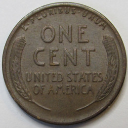 1928 D Lincoln Wheat Cent - antique higher grade American wheat penny