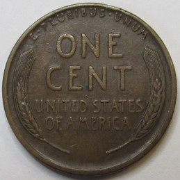 1918 D Lincoln Wheat Cent - higher grade Denver mintmark American wheat penny