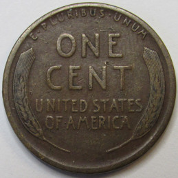 1913 S Lincoln Wheat Cent - antique San Francisco mintmark American wheat penny