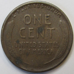 1916 D Lincoln Wheat Cent - Denver mintmark antique American wheat penny