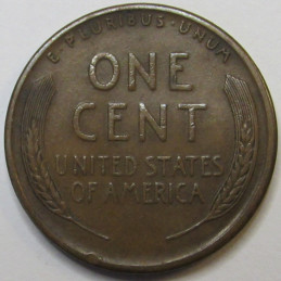 1927 S Lincoln Wheat Cent - antique San Francisco mintmark American wheat penny
