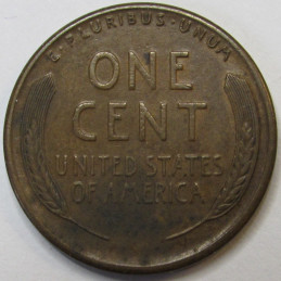 1929 S Lincoln Wheat Cent - antique San Francisco mintmark wheat penny