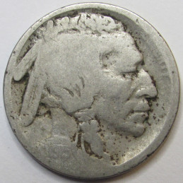 1915 S Buffalo Nickel - antique semi-key date San Francisco mintmark nickel