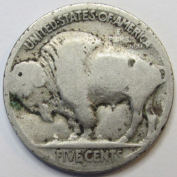 1915 S Buffalo Nickel - antique semi-key date San Francisco mintmark nickel