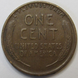1917 Lincoln Wheat Cent - higher grade early date American bronze wheat cent