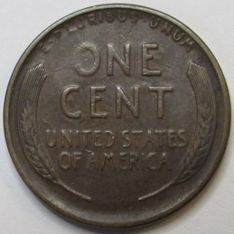 1925 S Lincoln Wheat Cent - antique higher grade San Francisco mintmark wheat penny