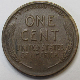 1928 D Lincoln Wheat Cent - antique higher grade Denver mintmark wheat penny