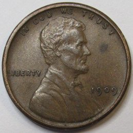 1909 VDB Lincoln Wheat Cent - antique first year of issue famous VDB penny