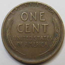 1925 D Lincoln Wheat Cent - antique Denver mintmark wheat penny