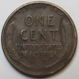 1926 D Lincoln Wheat Cent - antique Denver mintmark American wheat penny