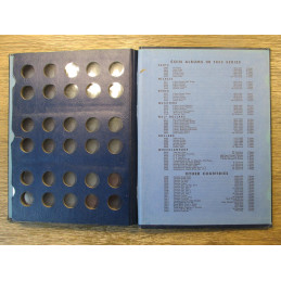Whitman bookshelf album for Lincoln Cents from 1909 - 1940 - vintage supply