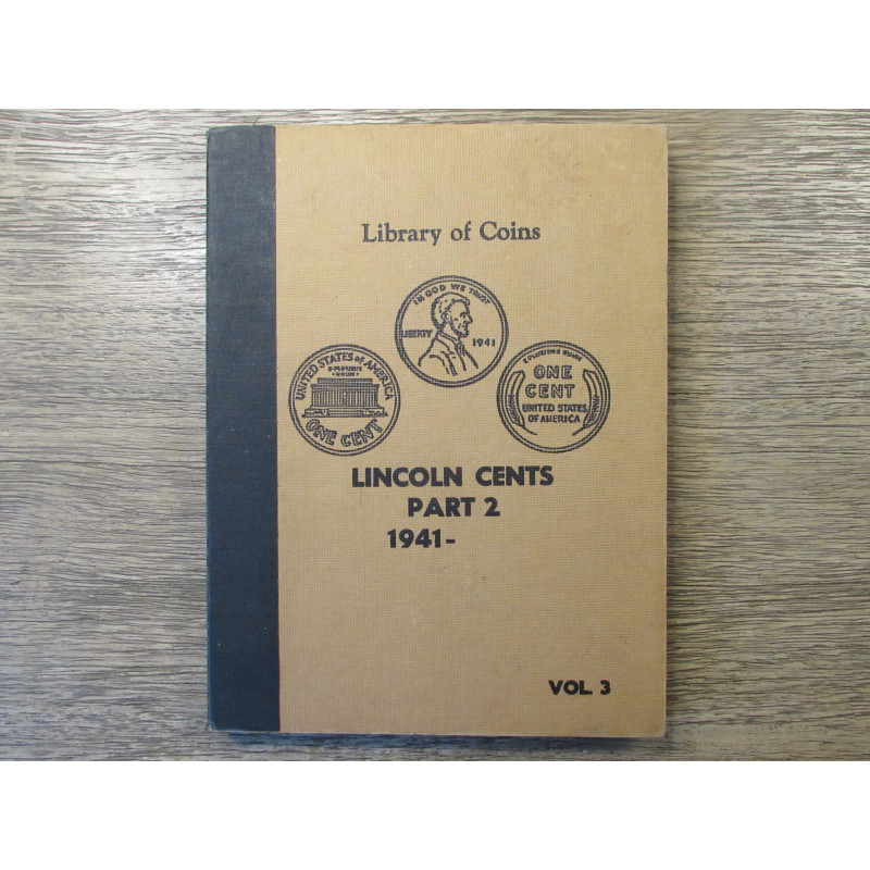 Library of Coins album for Lincoln Cnets Part 2 - 1941 onwards