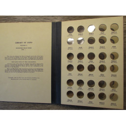 Library of Coins album for Roosevelt Head Dimes - 1946 onwards