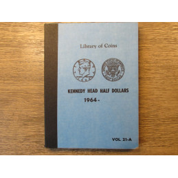 Library of Coins album for Kennedy Half Dollars - 1964 onwards