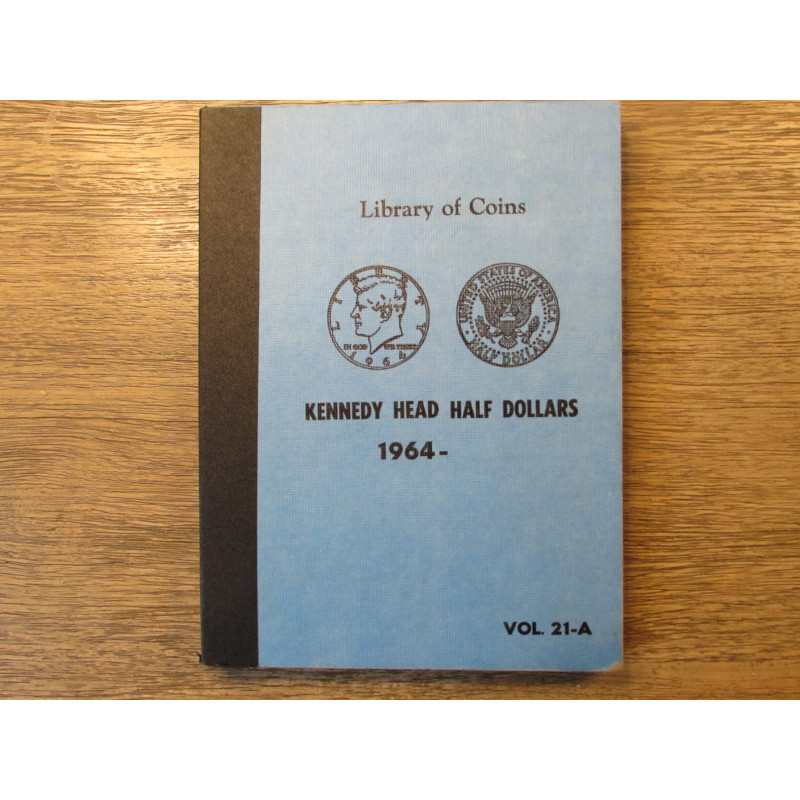 Library of Coins album for Kennedy Half Dollars - 1964 onwards Library of Coins album for Kennedy Half Dollars - 1964 onwards