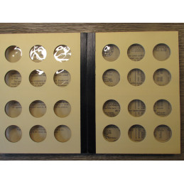 Library of Coins album for Kennedy Half Dollars - 1964 onwards