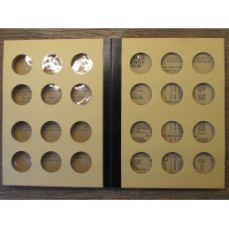 Library of Coins album for Kennedy Half Dollars - 1964 onwards