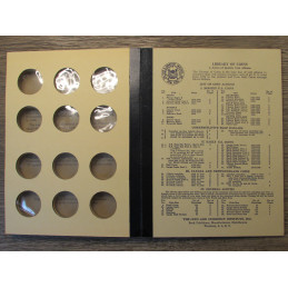 Library of Coins album for Kennedy Half Dollars - 1964 onwards