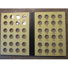 Library of Coins vintage album for Jefferson Nickels - 1938-1975