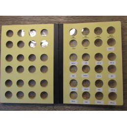 Library of Coins vintage album for Jefferson Nickels - 1938-1975