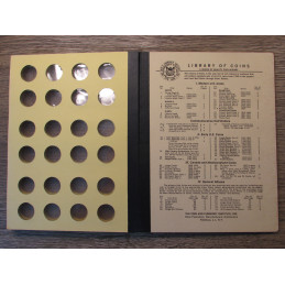 Library of Coins vintage album for Jefferson Nickels - 1938-1975