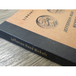 Library of Coins vintage album for Jefferson Nickels - 1938-1975