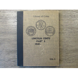 Library of Coins album for Lincoln Wheat and Memorial Cents - 1941 onwards
