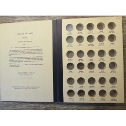 Library of Coins album for Lincoln Wheat and Memorial Cents - 1941 onwards
