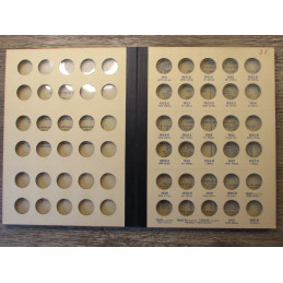 Library of Coins album for Lincoln Wheat and Memorial Cents - 1941 onwards