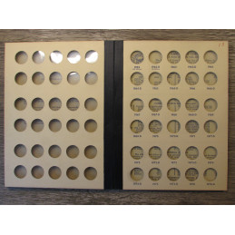 Library of Coins album for Lincoln Wheat and Memorial Cents - 1941 onwards