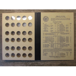 Library of Coins album for Lincoln Wheat and Memorial Cents - 1941 onwards