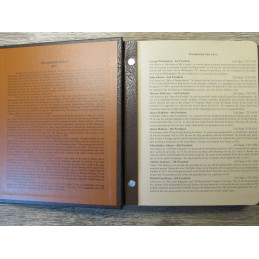 Dansco coin album for US Presidential One Dollar coins