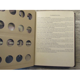 Dansco coin album for US Presidential One Dollar coins