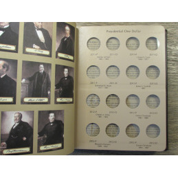 Dansco coin album for US Presidential One Dollar coins