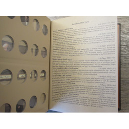 Dansco coin album for US Presidential One Dollar coins