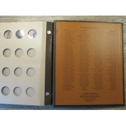 Dansco coin album for US Presidential One Dollar coins